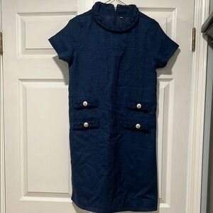 Chanel Navy Blue Short Sleeve Dress